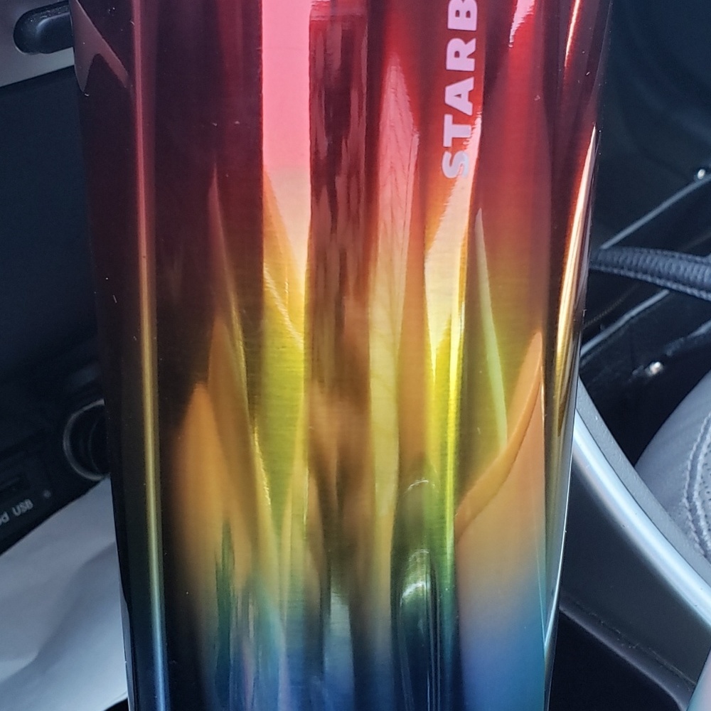 Starbucks Rainbow metallic venti tumbler